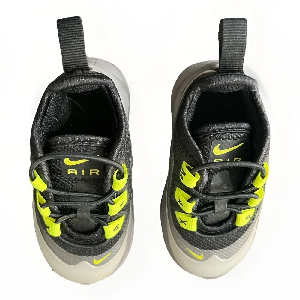 Nike Air Max Axis‎ Black/Volt/Grey Toddler Shoes AH5224-012 Size 5C